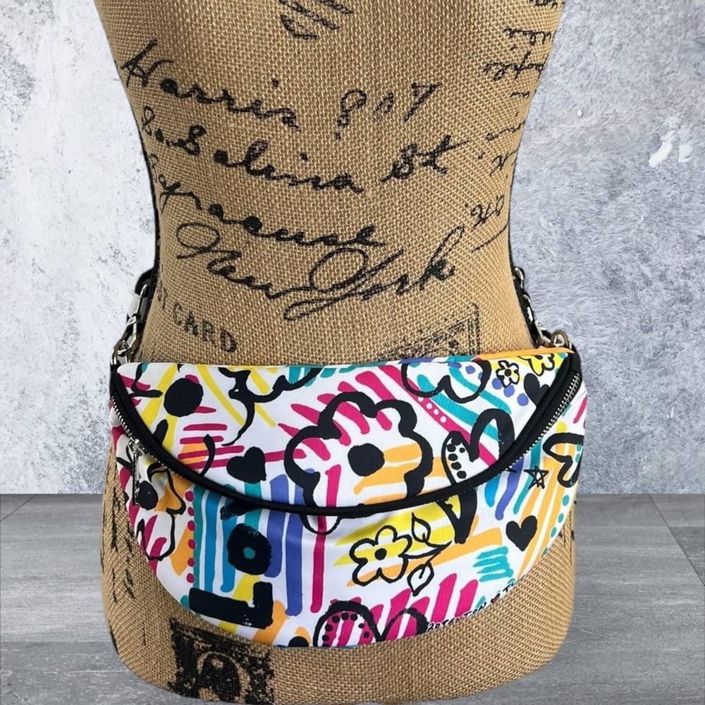 Brighton Graffiti Love Crossbody Belt Bag New Without Tags
